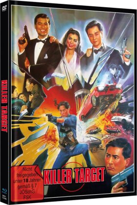 Killer Target (1991) (Cover B, Edizione Limitata, Mediabook, Versione Rimasterizzata, Uncut, Blu-ray + DVD)