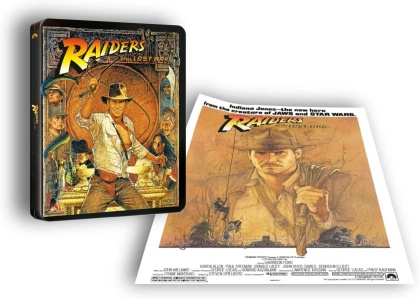 Indiana Jones et les aventuriers de l'arche perdue (1981) (+ Poster, Édition Limitée, Steelbook, Blu-ray + 4K Ultra HD)