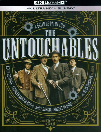 The Untouchables (1987) (Édition Limitée, Steelbook, 4K Ultra HD + Blu-ray)