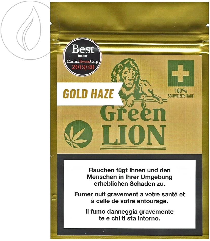 Green Lion Gold Haze (10g) - Indoor (CBD 17.5%, THC 0.78%)