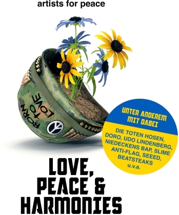 Artists For Peace - Love, Peace & Harmonies (Gatefold, Limited Edition, Yellow Vinyl, 2 LPs)