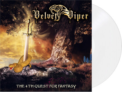 Velvet Viper - The 4th Quest For Fantasy (2022 Reissue, Massacre, Édition Limitée, Version Remasterisée, White Vinyl, LP)