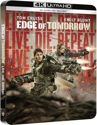 Edge of Tomorrow (2014) (Limited Edition, Steelbook, 4K Ultra HD + Blu-ray)