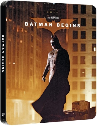Batman Begins (2005) (Steelbook, 4K Ultra HD + 2 Blu-ray)