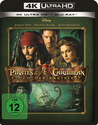Pirates of the Caribbean 2 - Fluch der Karibik 2 (2006) (4K Ultra HD + Blu-ray)