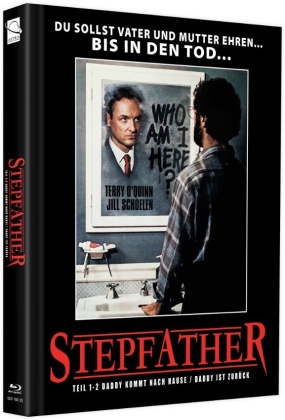 Stepfather 1 & 2 - Daddy kommt nach Hause / Daddy ist zurück (Cover C, Edizione Limitata, Mediabook, Uncut, Unrated, 3 Blu-ray)