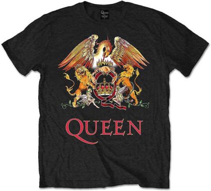 Queen Unisex T-Shirt - Classic Crest (XXXXX-Large)