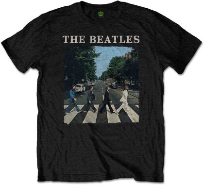 The Beatles Unisex T-Shirt - Abbey Road & Logo (XXXXX-Large)