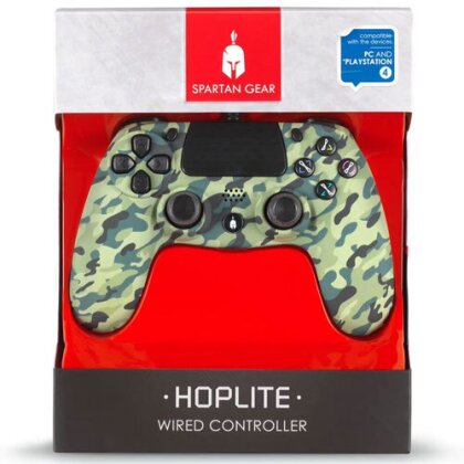 PS4 Controller Spartan Gear Hoplite wired camo - kompatibel mit PC und PS-4