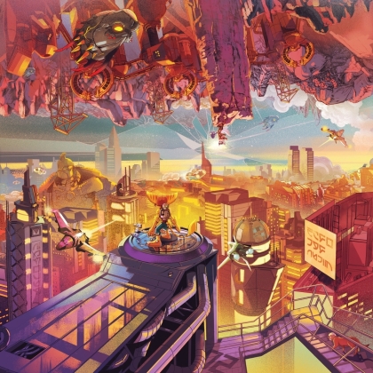 Mark Mothersbaugh & Wataru Hokoyama - Ratchet & Clank: Rift Apart - OST (Orange-Blue Vinyl, 2 LP)