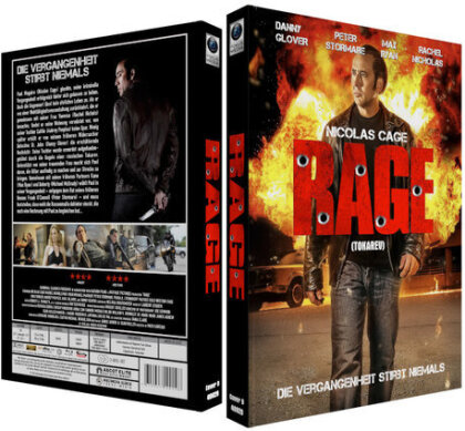 Rage (2014) (Cover B, Limited Edition, Mediabook, Blu-ray + DVD)
