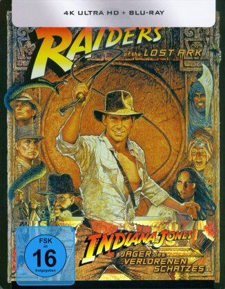 Indiana Jones - Jäger des verlorenen Schatzes - Raiders of the Lost Ark (1981) (Limited Edition, Steelbook, 4K Ultra HD + Blu-ray)