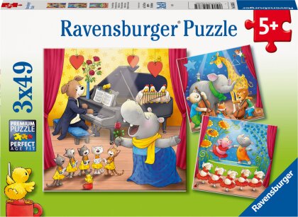 Tiere auf der Bühne (Kinderpuzzle)