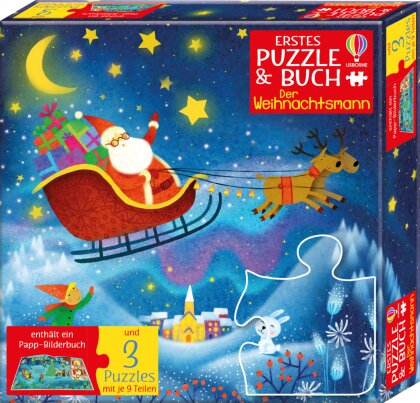 Erstes Puzzle & Buch - Der Weihnachtsmann