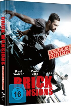 Brick Mansions (2014) (Cover A, Limited Extended Edition, Mediabook, Blu-ray + DVD)