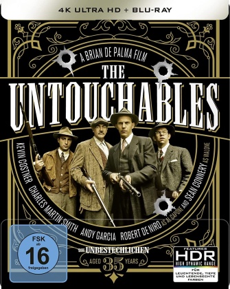The Untouchables (1987) (Limited Edition, Steelbook, 4K Ultra HD + Blu-ray)