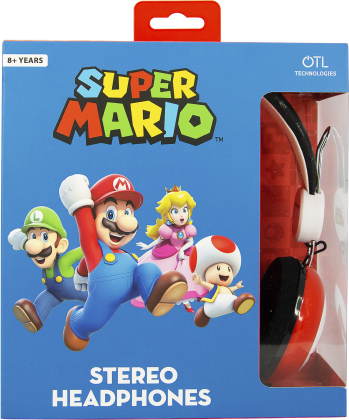 Super Mario - Casque stéréo Emblème pour adolescents