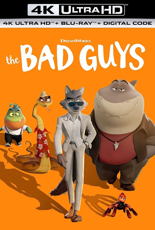 The Bad Guys (2022) (4K Ultra HD + Blu-ray)