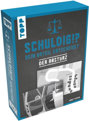 Schuldig?! Dein Urteil entscheidet - Der Absturz. Krimispiel in 50 Karten