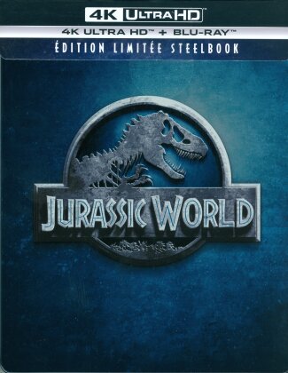 Jurassic World (2015) (Édition Limitée, Steelbook, 4K Ultra HD + Blu-ray)
