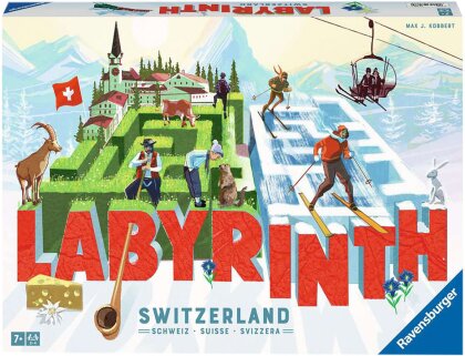 Labyrinth Swiss Edition (2022) - d/f/i, ab 8 Jahren, 2-4 Spieler,