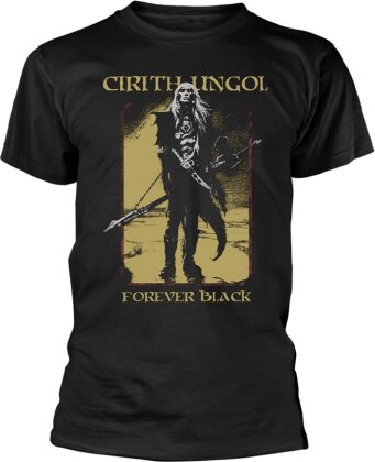 Cirith Ungol - Forever Black (T-Shirt Unisex Tg. S)