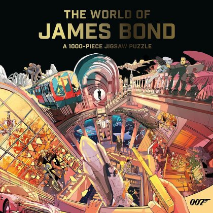 The World of James Bond - 1000 Piece Jigsaw Puzzle