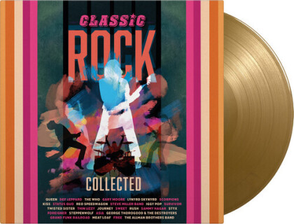 Classic Rock Collected (2022 Reissue, Music On Vinyl, limited to 3500 copies, Gold Vinyl, 2 LPs)