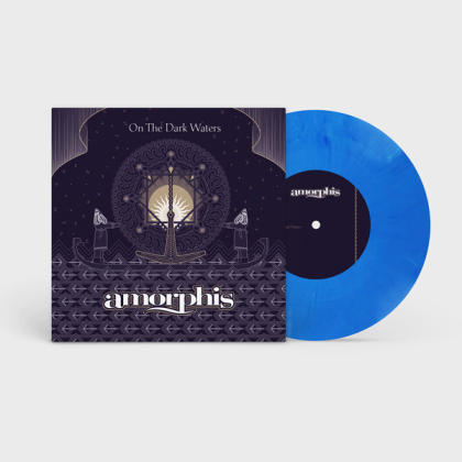Amorphis - On The Dark Waters (Blue/White Marbled Vinyl, 7" Single)