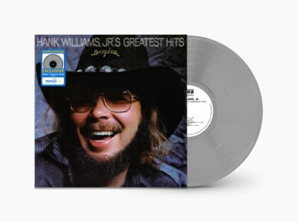 Hank Williams Jr. - Greatest Hits (2022 Reissue, Walmart Edition, Silver Vinyl, Silver Vinyl, LP)
