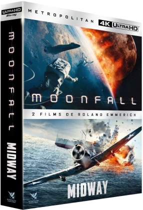 Moonfall (2022) / Midway (2019) (2 4K Ultra HDs + 2 Blu-rays)