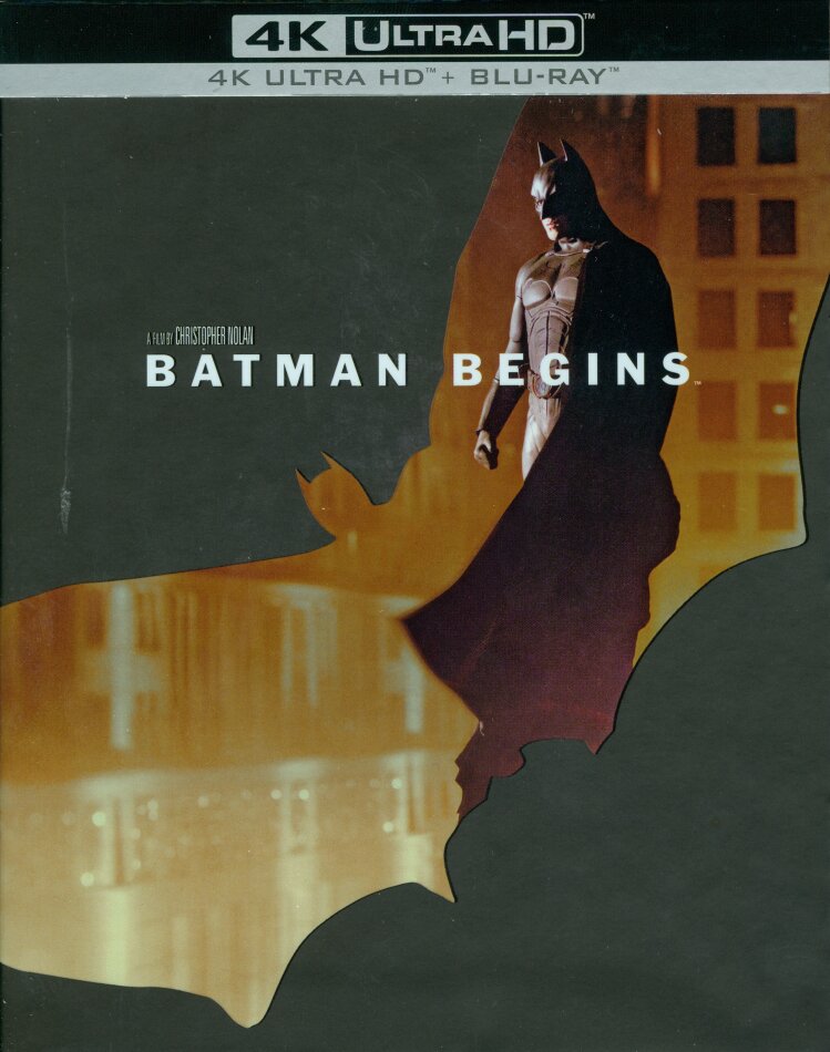 Batman Begins (2005) (+ Goodies, Édition Collector Limitée, Steelbook, 4K Ultra HD + 2 Blu-ray)