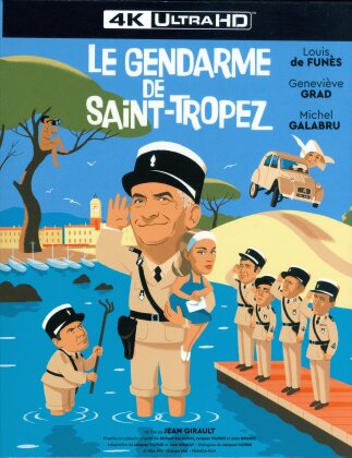 Le gendarme de Saint-Tropez (1964) (Slipcase, Digipack, 4K Ultra HD + Blu-ray)