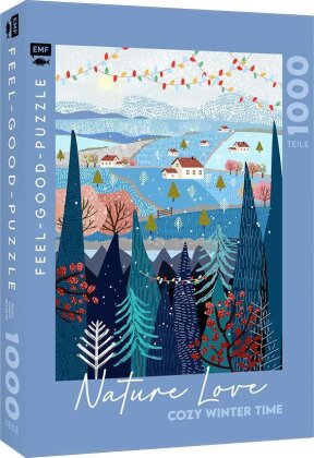 Feel-good-Puzzle 1000 Teile - NATURE LOVE: Cozy winter time