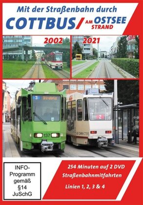 Mit der Strassenbahn durch Cottbus / am Ostsee Strand (2 DVDs)