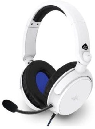 4Gamers - PRO 4-50S PS4 Licensed Wired Stereo Gaming Headset White