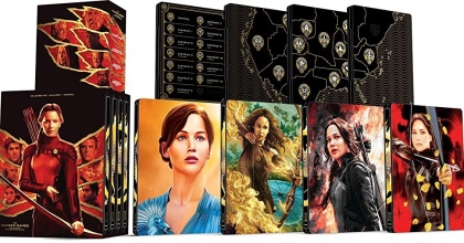 Hunger Games - La Saga Completa (Limited Edition, Steelbook, 4 4K Ultra HDs + 4 Blu-rays)