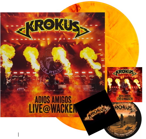 Krokus - Adios Amigos Live @ Wacken (2022 Reissue, Strictly Limited, LP)