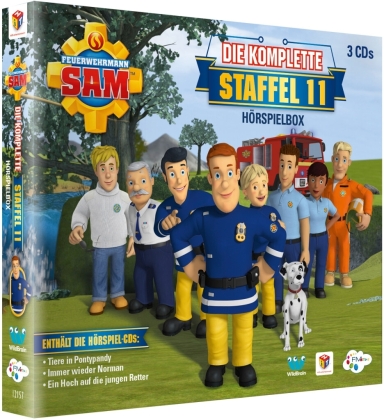 Feuerwehrmann Sam - Die Komplette Staffel 11 (3 CD Hörspielbox) (3 CDs)