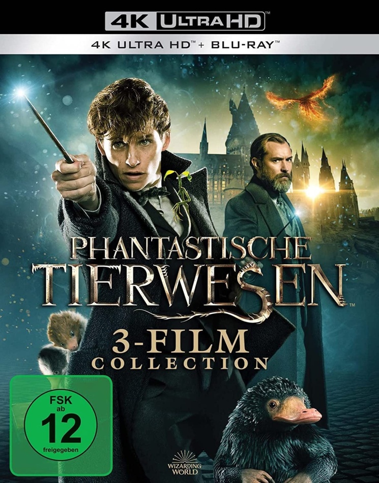 Phantastische Tierwesen 1-3 - 3-Film Collection (3 4K Ultra HDs + 3 Blu-rays)