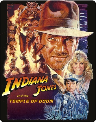 Indiana Jones and the Temple of Doom (1984) (Limited Edition, Steelbook, 4K Ultra HD + Blu-ray)