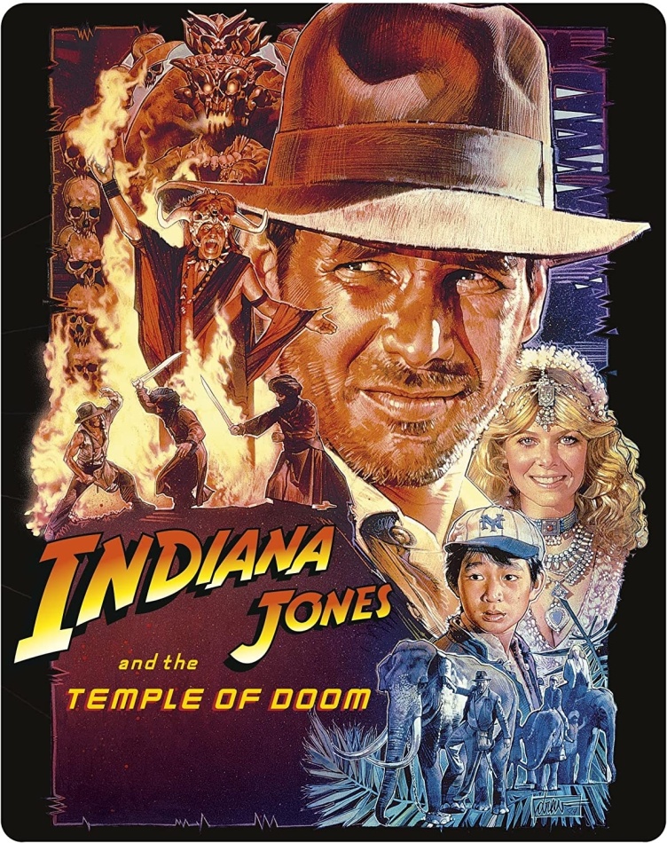 Indiana Jones and the Temple of Doom (1989) (Limited Edition, Steelbook, 4K Ultra HD + Blu-ray)