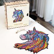 Puzzle En Bois - La Licorne Feerique - S