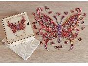Puzzle En Bois - Le Papillon Illusionniste - M