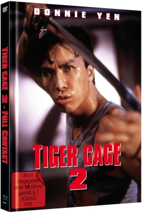 Tiger Cage 2 (1990) (Cover B, Limited Edition, Mediabook, Blu-ray + DVD)