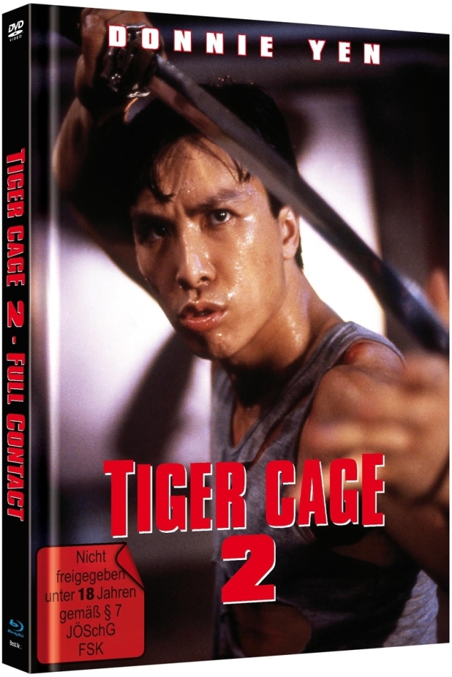 Tiger Cage 2 - Full Contact (1990) (Cover B, Limited Edition, Mediabook, Blu-ray + DVD)