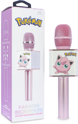 Pokemon Jigglypuff Karaoke Mic - With Bluetooth Speaker