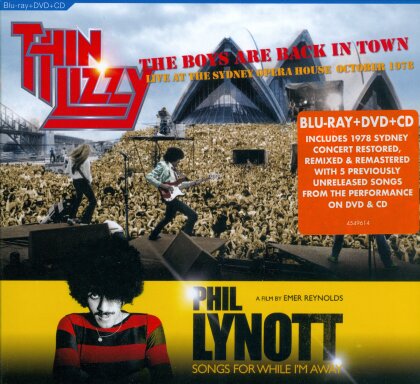 Phil Lynott & Thin Lizzy - Songs for While I'm Away - The Boys Are Back In Town: Live at the Sydney Opera House October 1978 (Remixed, Edizione Limitata, Versione Rimasterizzata, Edizione Restaurata, Blu-ray + DVD + CD)
