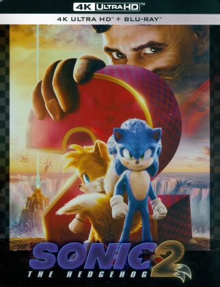 Sonic 2 (2022) (Édition Limitée, Steelbook, 4K Ultra HD + Blu-ray)