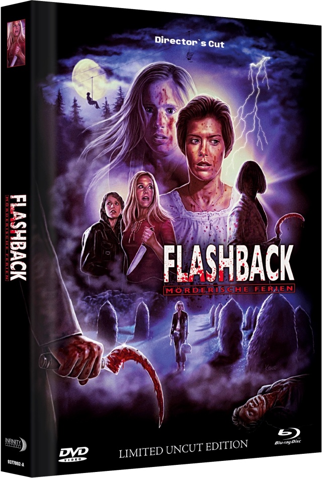Flashback - Mörderische Ferien (2000) (Cover A, Director's Cut, Limited Edition, Mediabook, Uncut, Blu-ray + DVD)
